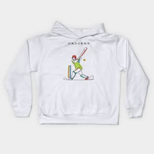 Cricket Sport Kids Hoodie